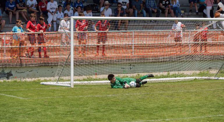 Una parada de Carla en el torneo de Ribadeo