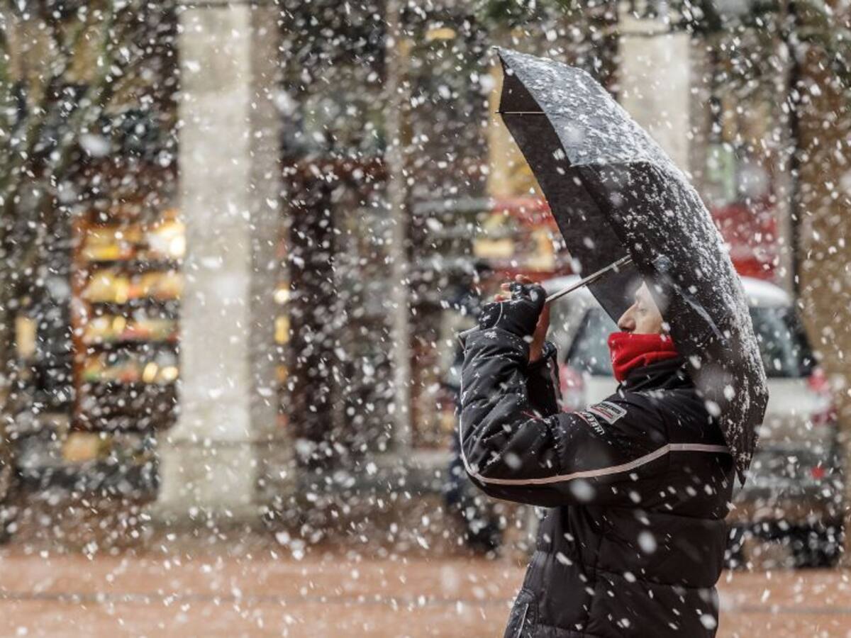 Las imágenes del temporal de nieve y lluvia que azota Burgos y provincia