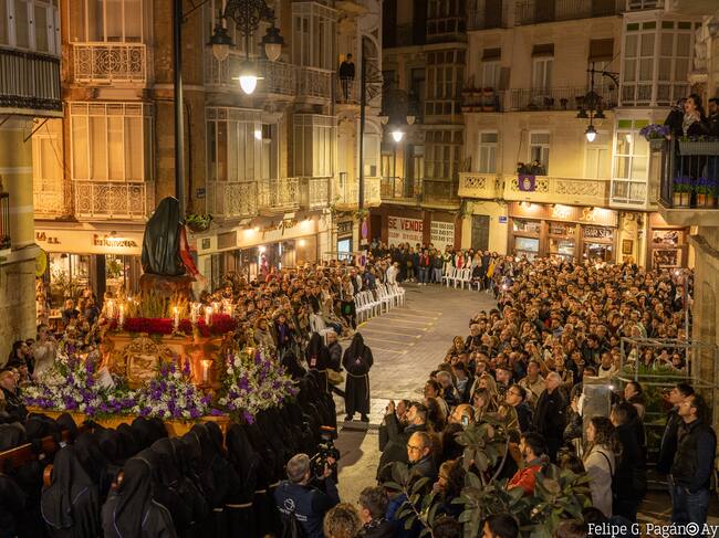La Virgen de la Soledad del Consuelo en procesión