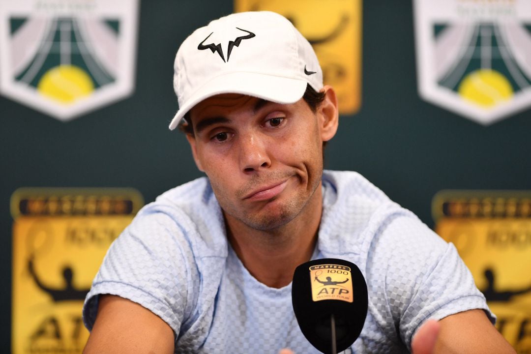 Nadal, en la rueda de prensa previa al Masters de Paris