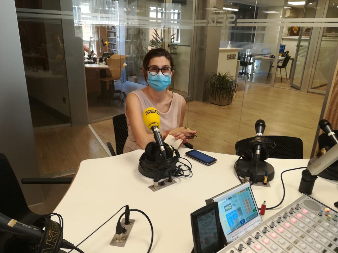 Raquel González este mediodía en Radio Aranda