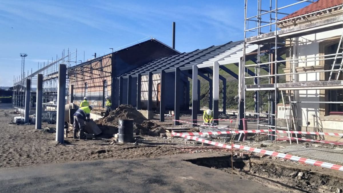La estación estará terminada en verano