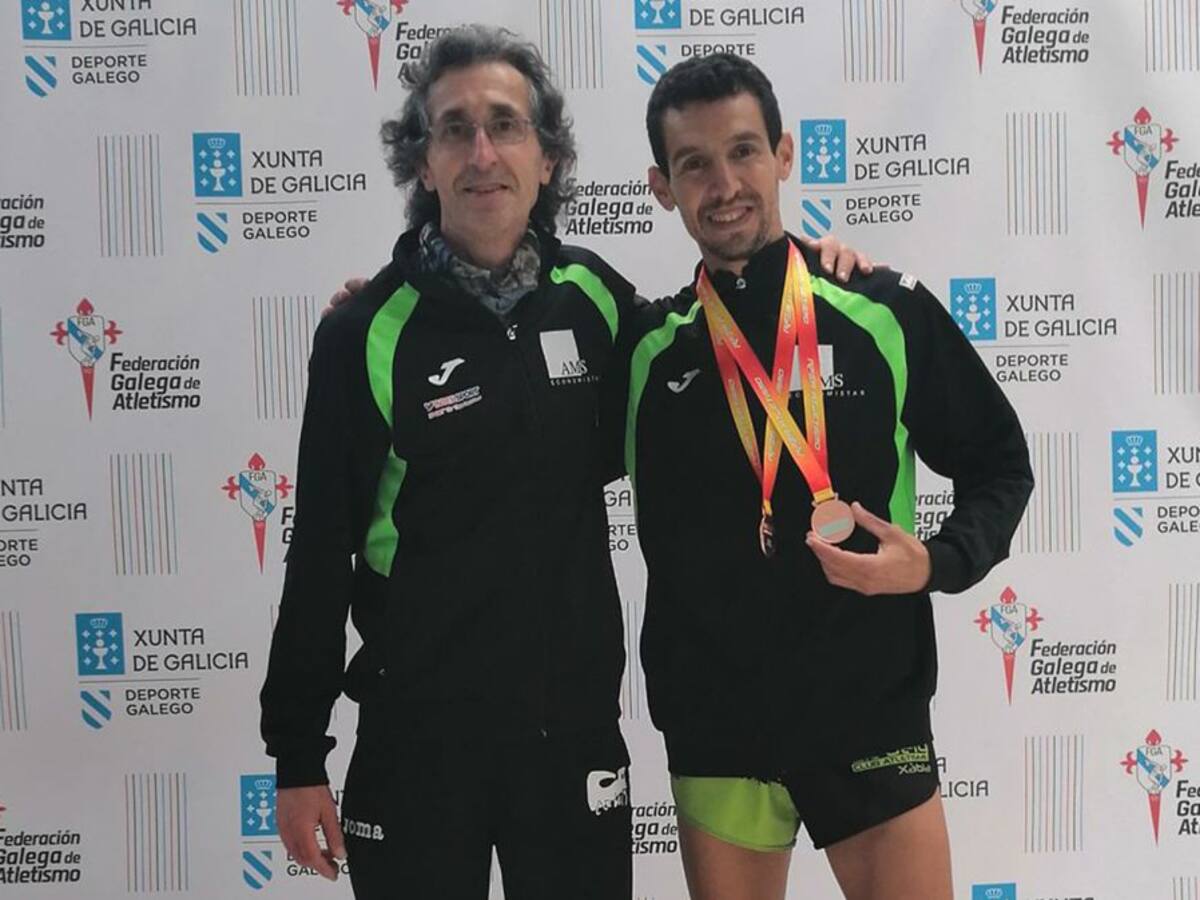 Moha Rida, doble medalla de bronce en el Nacional Master de pista cubierta