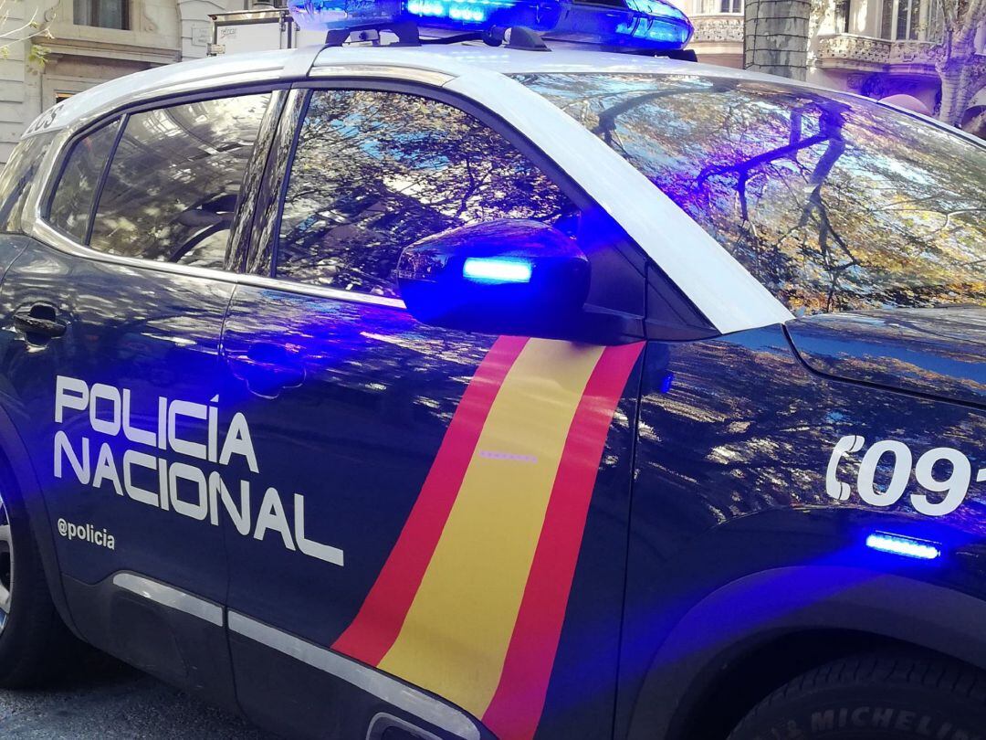 Un coche de la Policía Nacional.