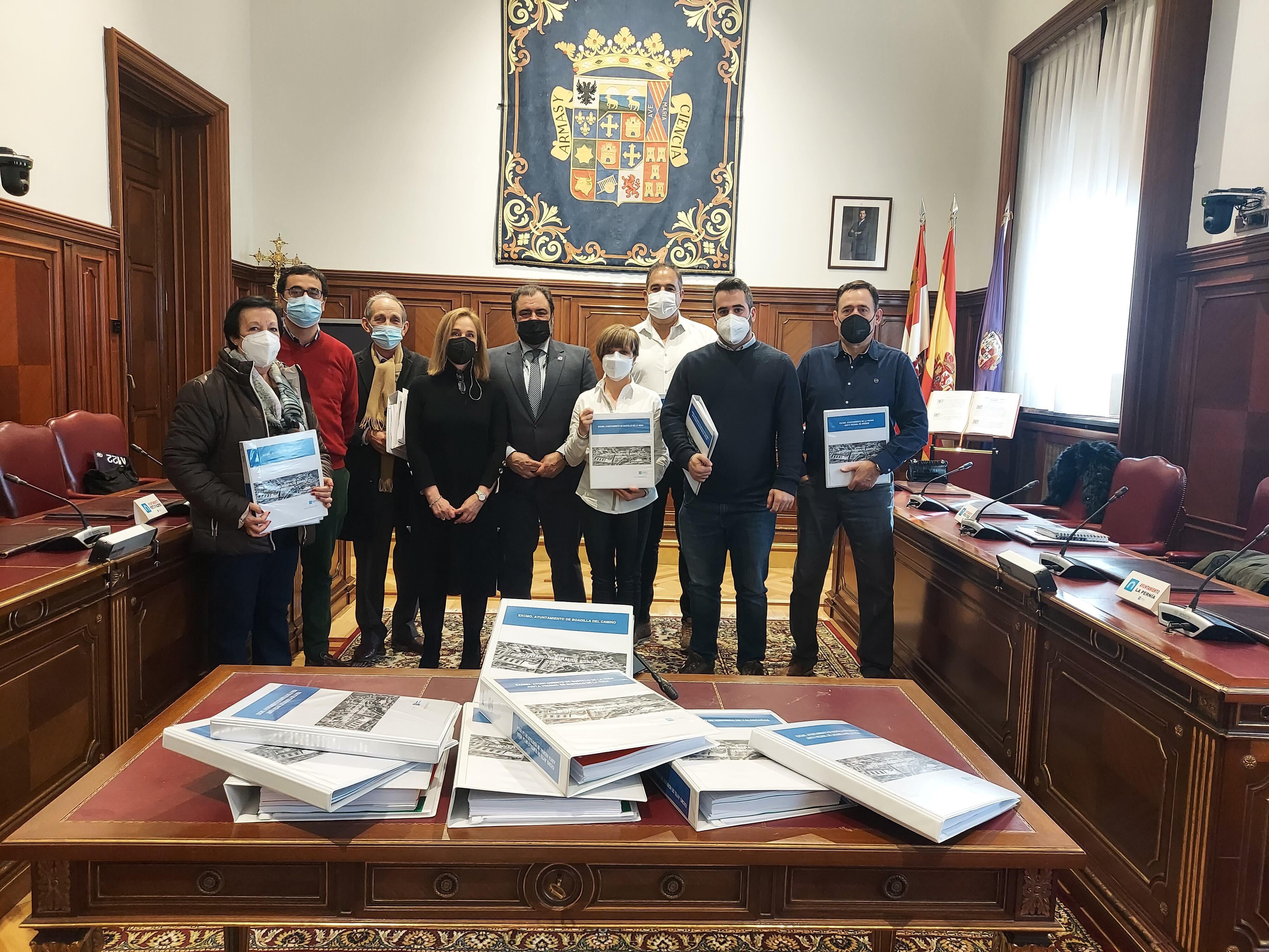 La Diputación de Palencia entrega sus inventarios de bienes actualizados a 7 ayuntamientos, 21 juntas vecinales y una mancomunidad