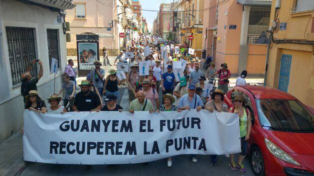 Marxa a la Punta contra la ZAL