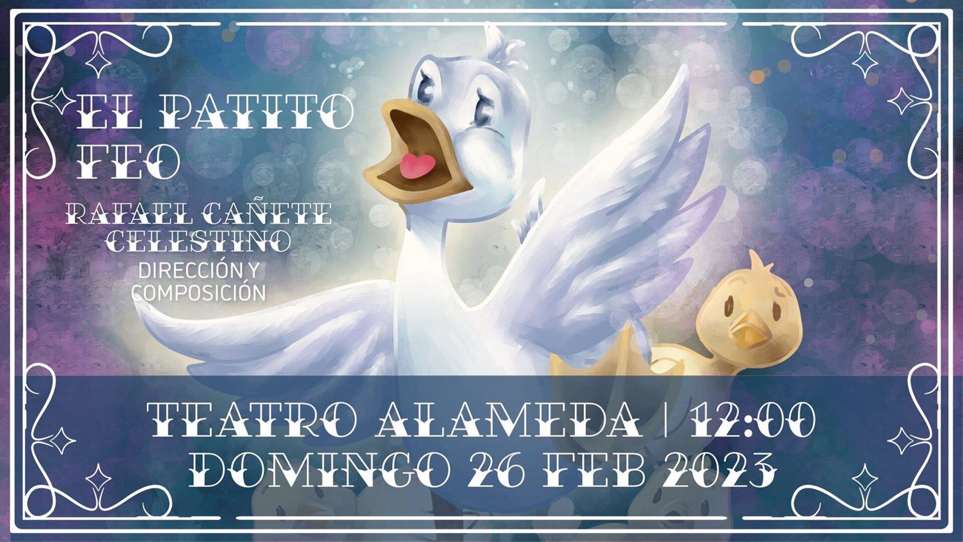 20/02/2023 Sevilla.-La ROSS estrena el cuento musical 'El patito feo' este domingo en el Teatro Alameda.
La Real Orquesta Sinfónica de Sevilla (ROSS) propone el domingo 26 de febrero el último concierto de su ciclo 'Crecer con la ROSS', creado para que niños y niñas de entre 3 y 7 años disfruten en familia de la música clásica. En esta ocasión, una agrupación de profesores y profesoras de la ROSS interpretará el cuento 'El patito feo', bajo la dirección musical de Rafael Cañete, compositor de la pieza.

POLITICA ANDALUCÍA ESPAÑA EUROPA SEVILLA
ROSS
