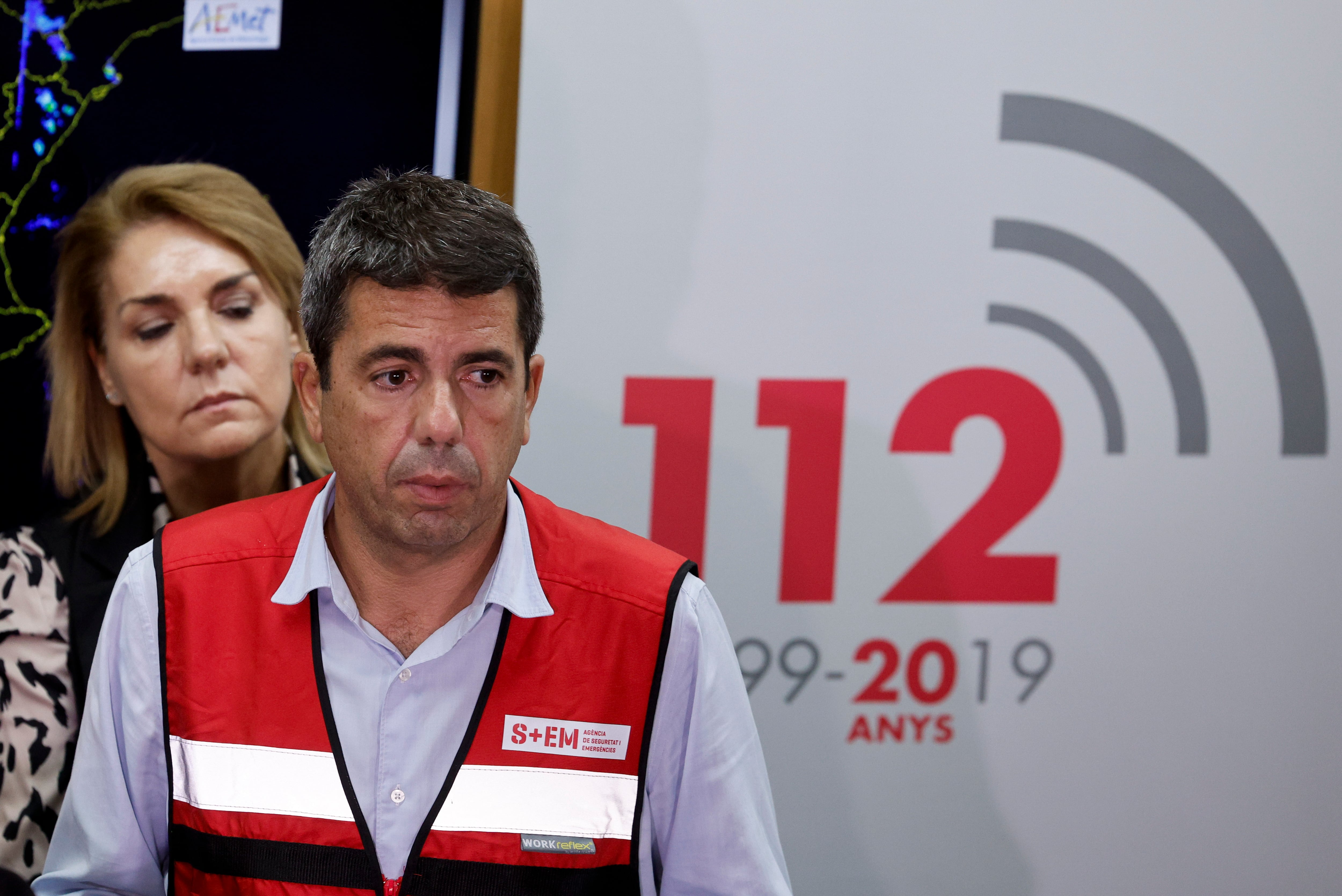 VALENCIA, 30/10/2024.- El president de la Generalitat, Carlos Mazón, ha avanzado en una comparecencia.