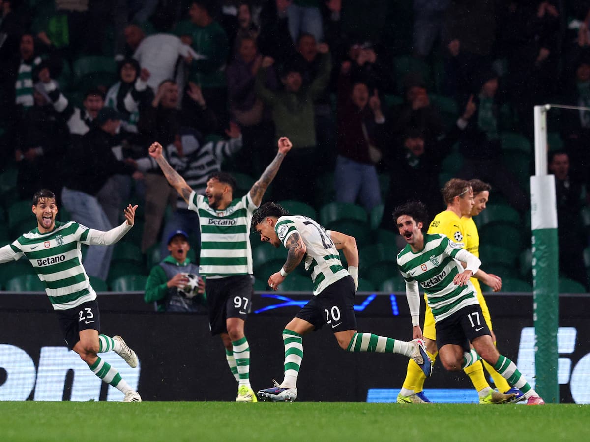 El Sporting despierta del sueño europeo al Bodo Glimt con una remontada épica en Lisboa