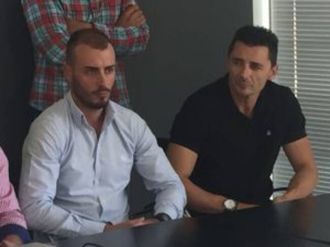 Alberto García a la izquierda de Fran Yeste