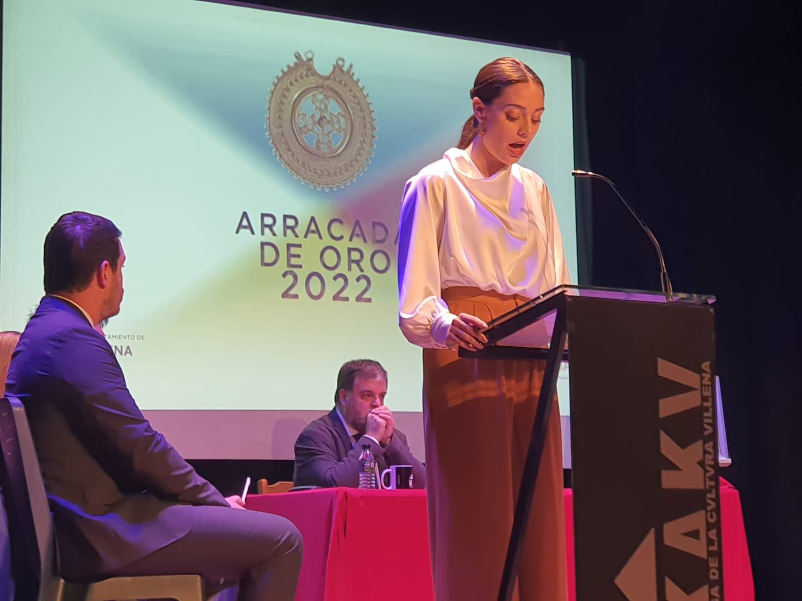 María Micó, Regidora Mayor 2022, presentadora del acto