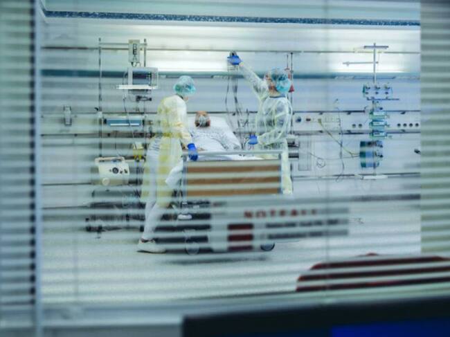 Una habitación de hospital.