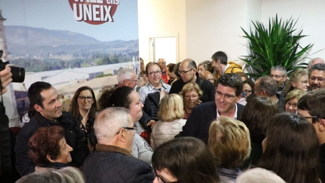 Jorge Rodríguez en el acto de presentación de &#039;La vall ens uneix&#039;