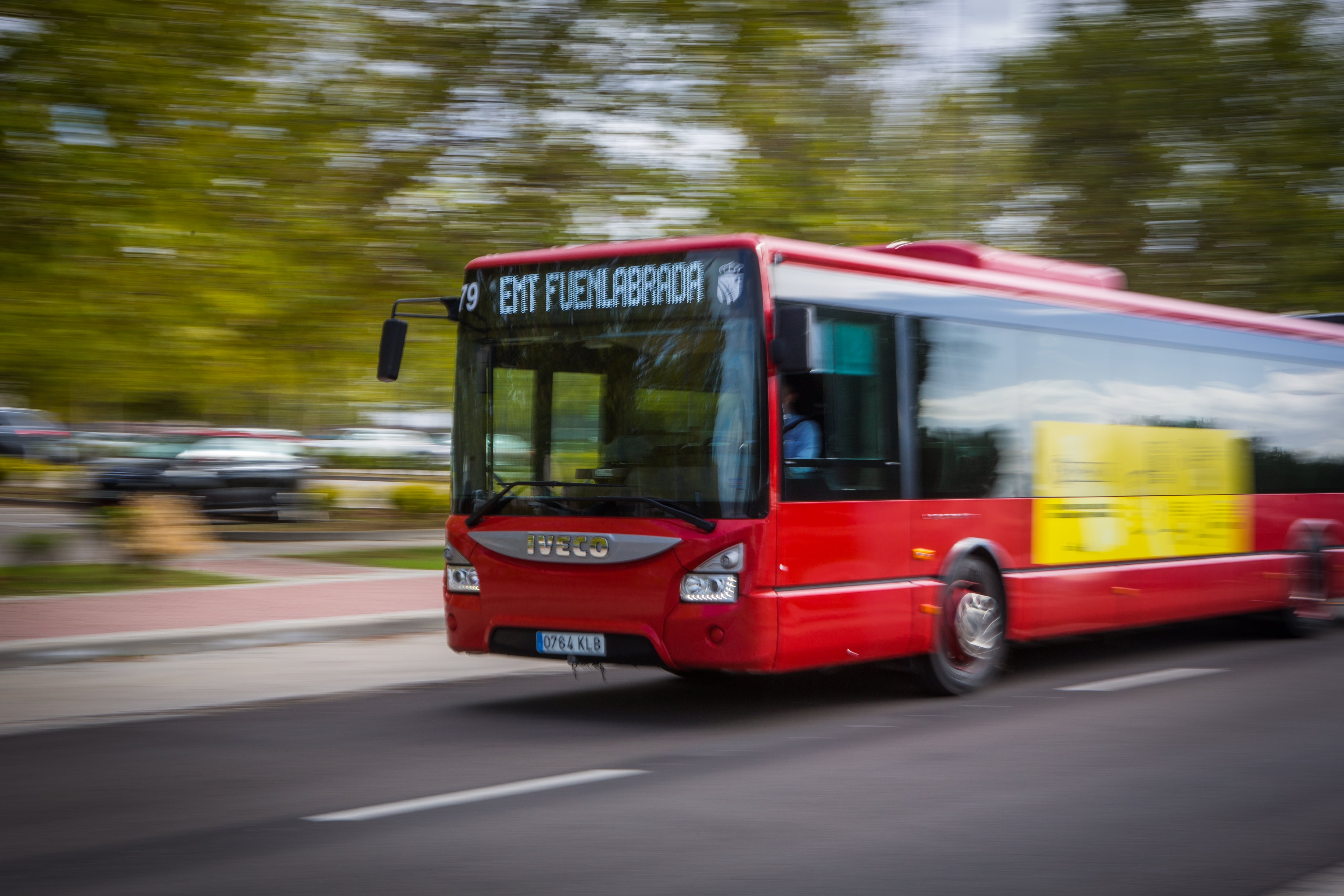 Autobús de la EMT de Fuenlabrada.