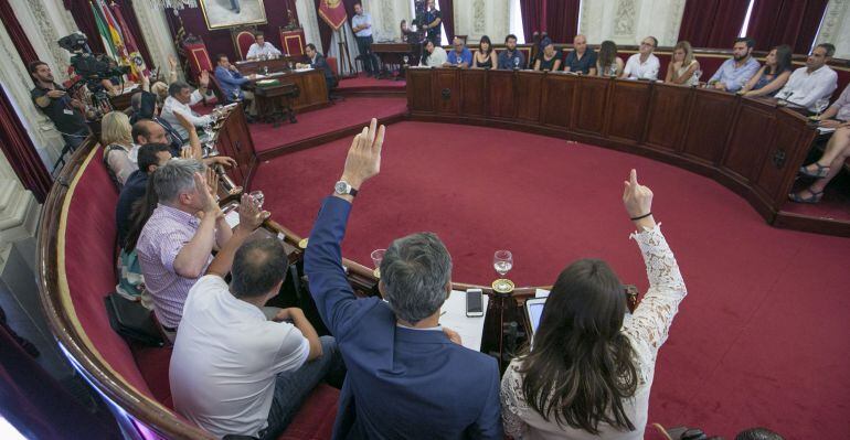 Pleno del Ayuntamiento de Cádiz