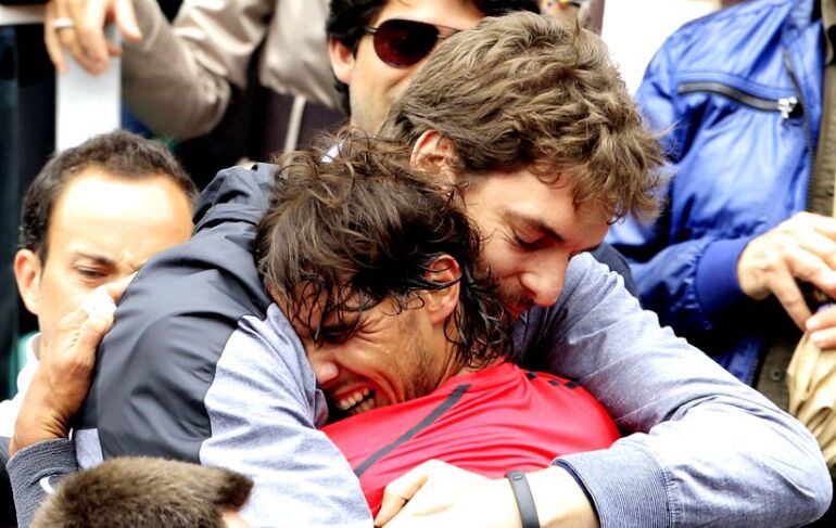 Gasol y Nadal en una imagen de archivo