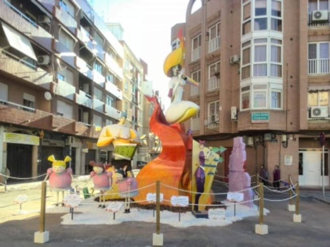 Primer Premio, mejor pintura, ingenio y gracia en Falla el Mocador de Sagunto