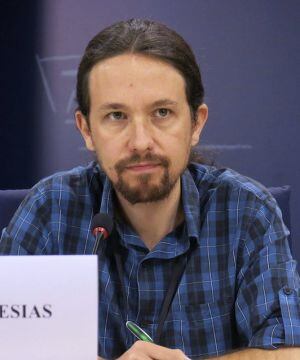 Pablo Iglesias en el Parlamento Europeo