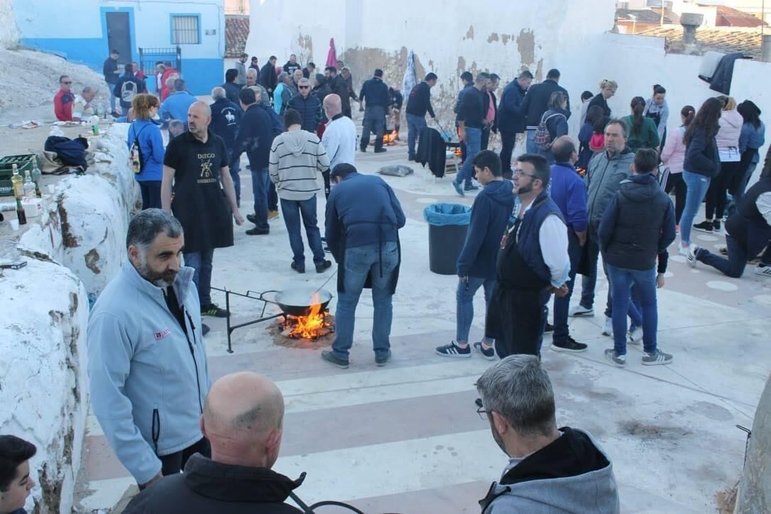 Foto de archivo de un almuerzo popular