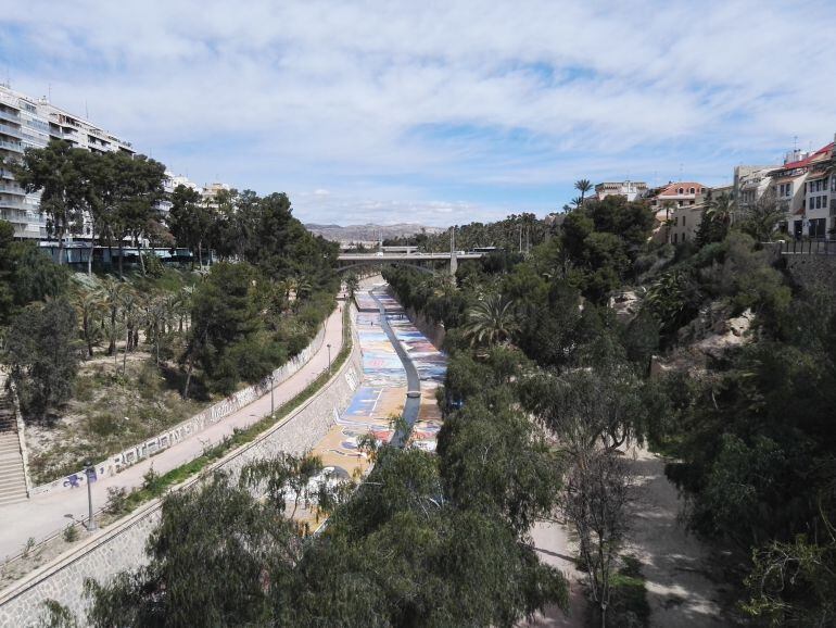 Cauce del río Vinalopó a su paso por Elche