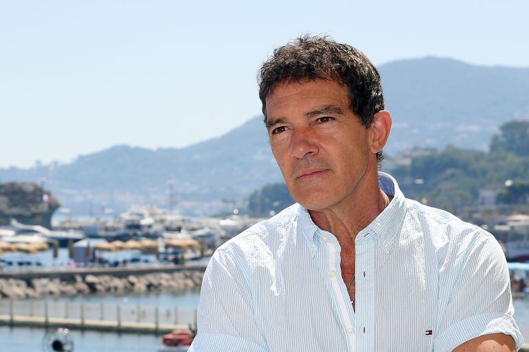 La noticia ha pillado a Antonio Banderas en el festival de cine de Ischia (Italia).