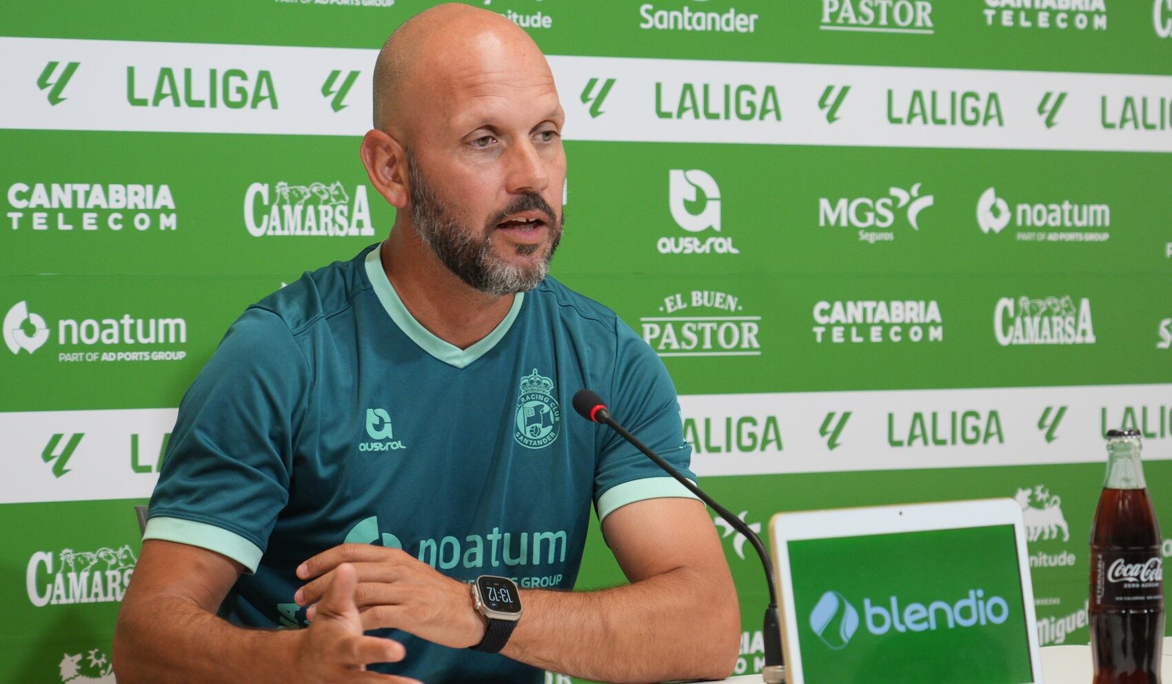 José Alberto, entrenador del Racing.