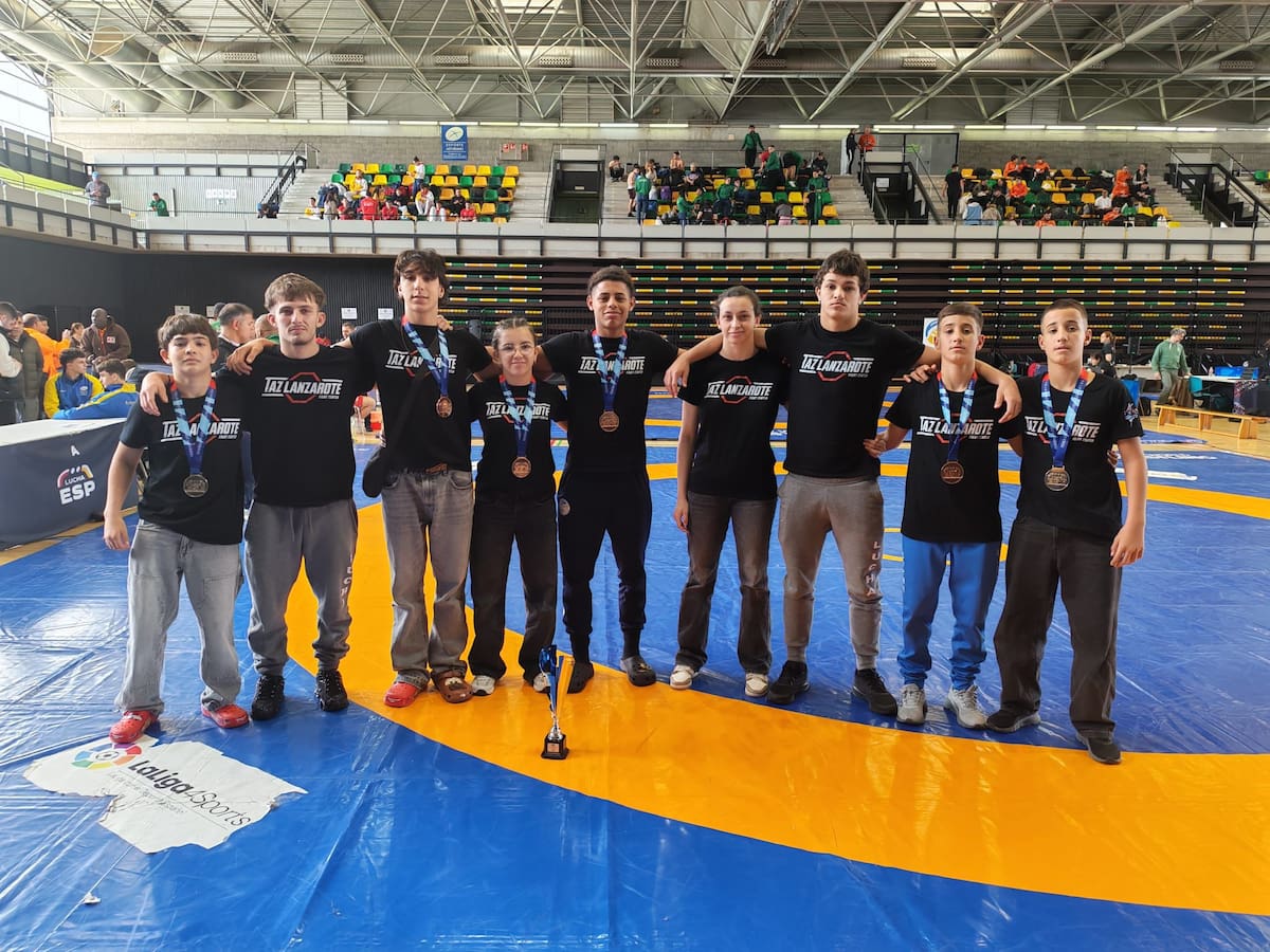 TAZ Lanzarote, tercero en el Campeonato de España de Lucha Libre Olímpica