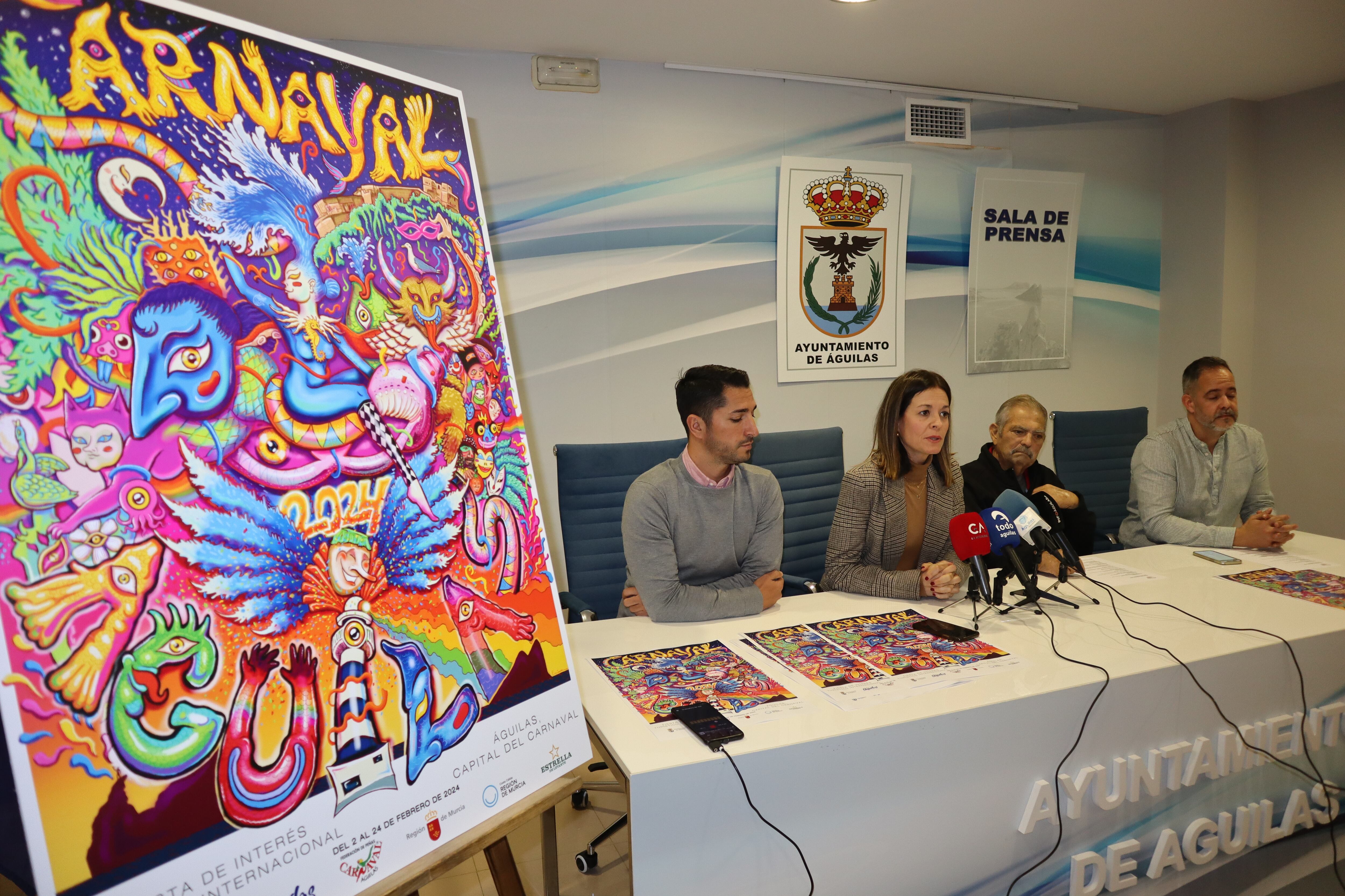 Presentación del cartel del Carnaval de Águilas 2024