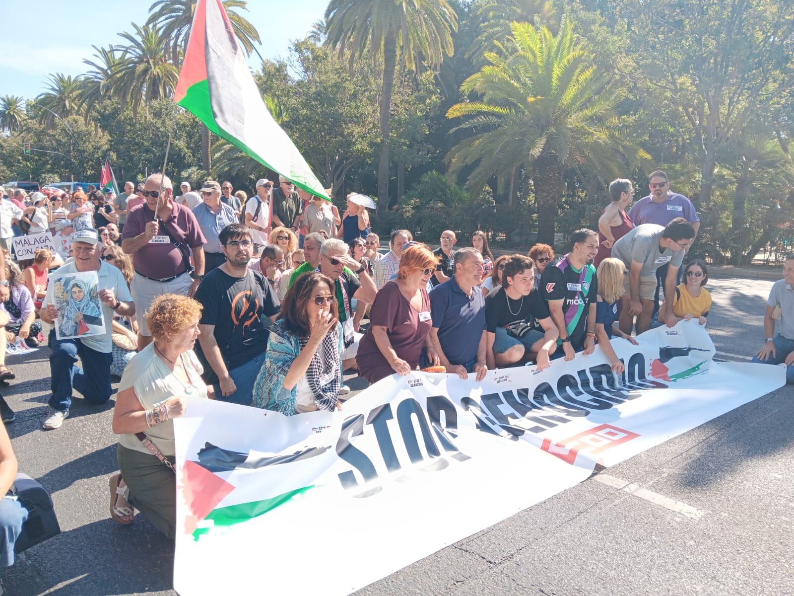 Momento de la manifestación
