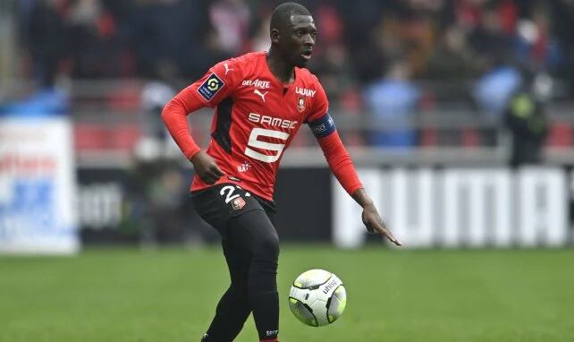 Hamari Traoré, en un partido con el Rennes esta pasada temporada