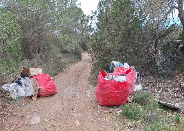 Imagen de los residuos