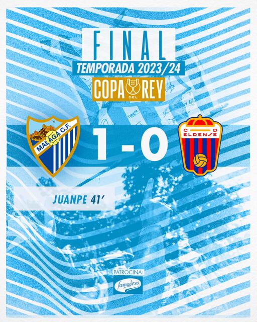 El Málaga venció 1-0 al Eldense en la Copa del Rey