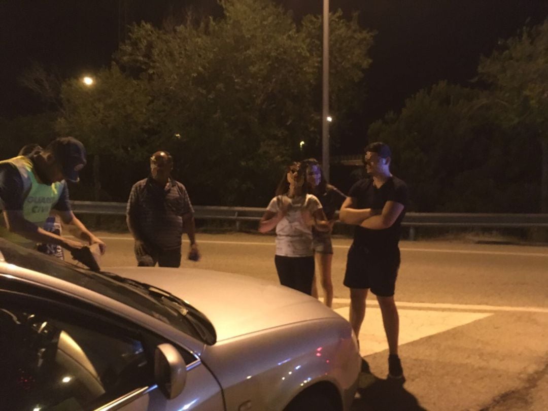 Control de la Guardia Civil