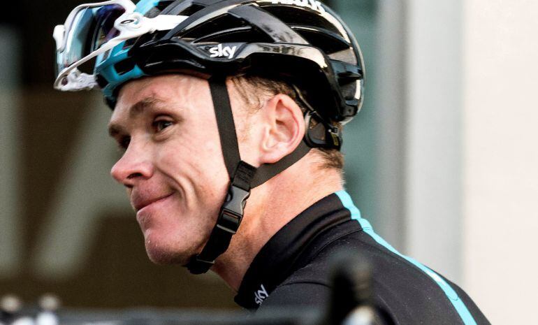 Froome, en el hotel de Mallorca en el que se encuentra alojado