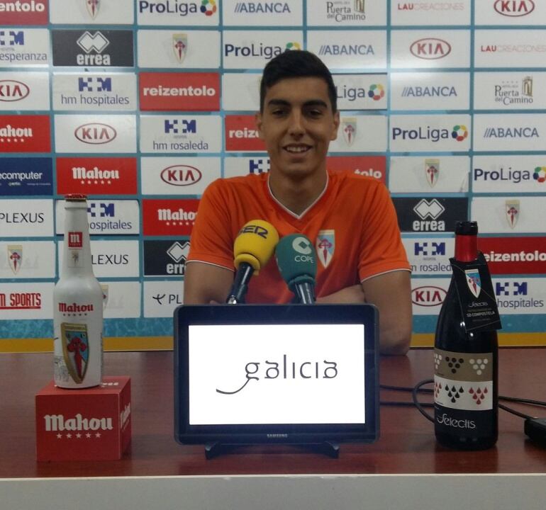 Lucas, esta mañana en la sala de prensa de San Lázaro