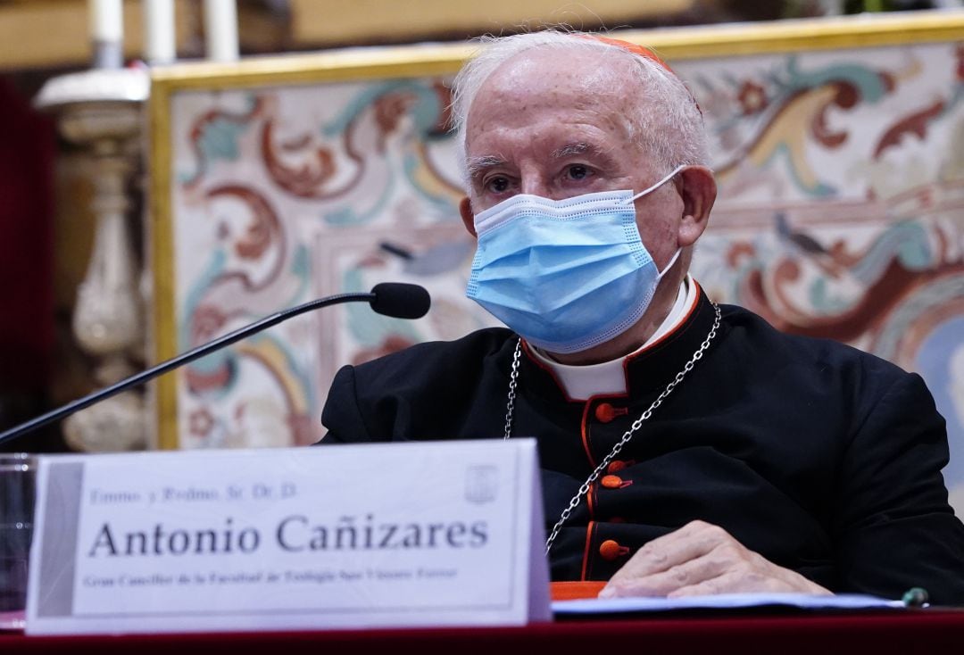 El Arzobispo de Valencia, el Cardenal Antonio Cañizares, en la inauguracón del curso de la Facultad de Teología San Vicente Ferrer de València