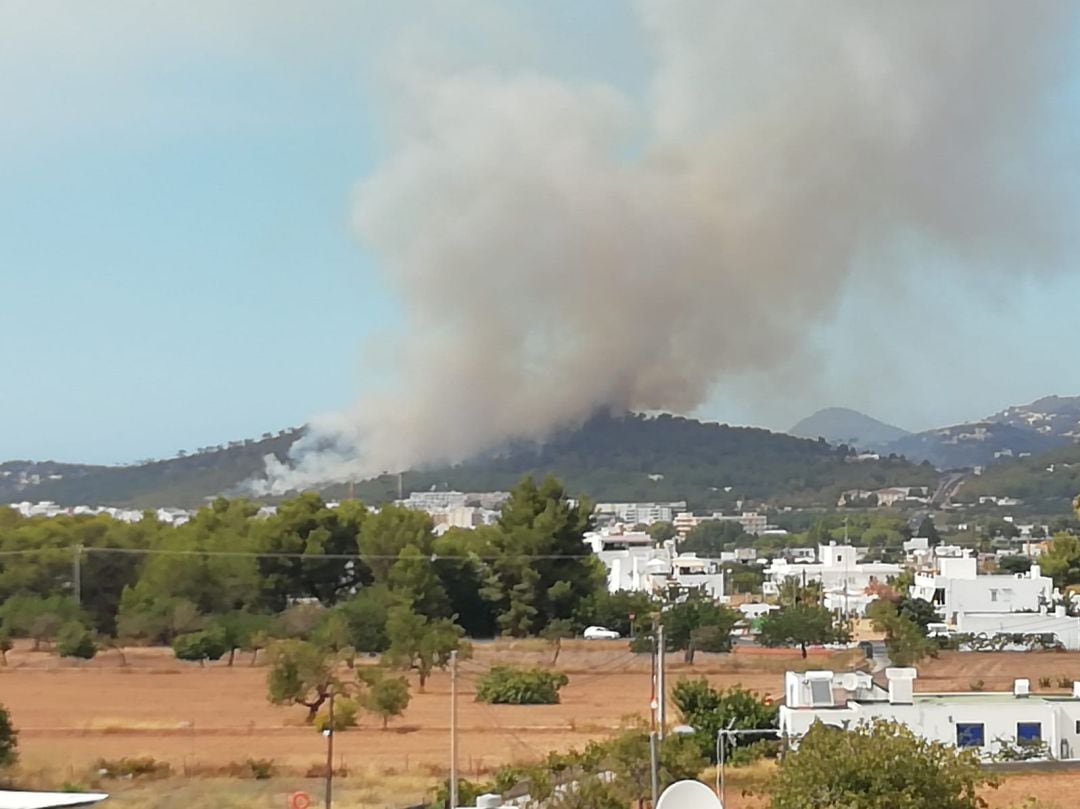 Imagen de archivo de un incendio en Sant Antoni