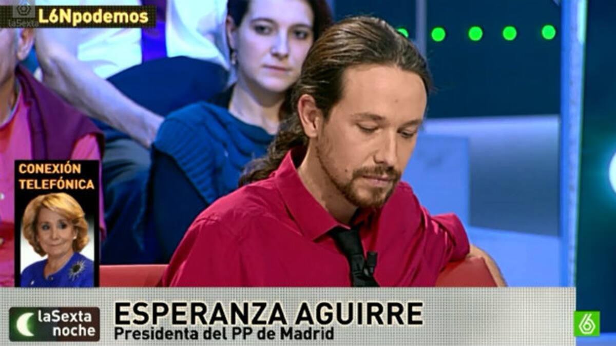 El enfrentamiento entre Pablo Iglesias y Aguirre arrasa en 'laSexta noche'