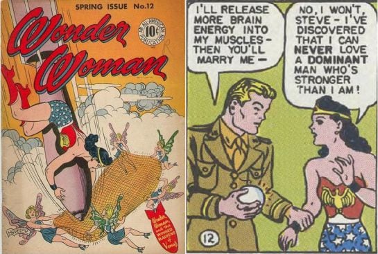 Wonder Woman independiente del cómic Wonder Woman, &quot;The Lawbreakers League,&quot; en Sensation Comics #46, 1945