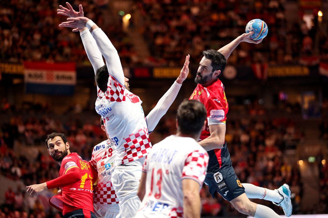 España derrotó a Croacia en la final del Europeo de balonmano.