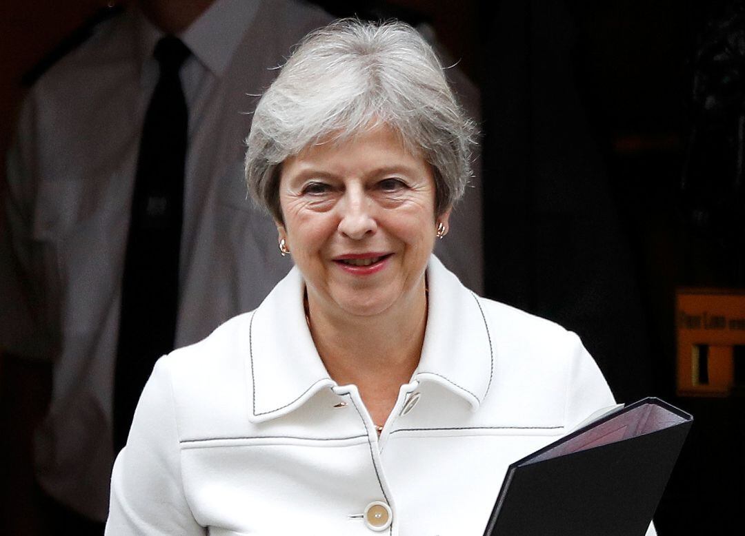 La primera ministra británica, Theresa May