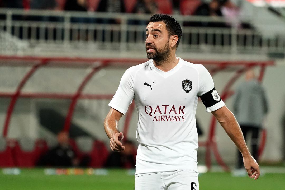 Xavi Hernandez, en un partido con el Al Sadd.