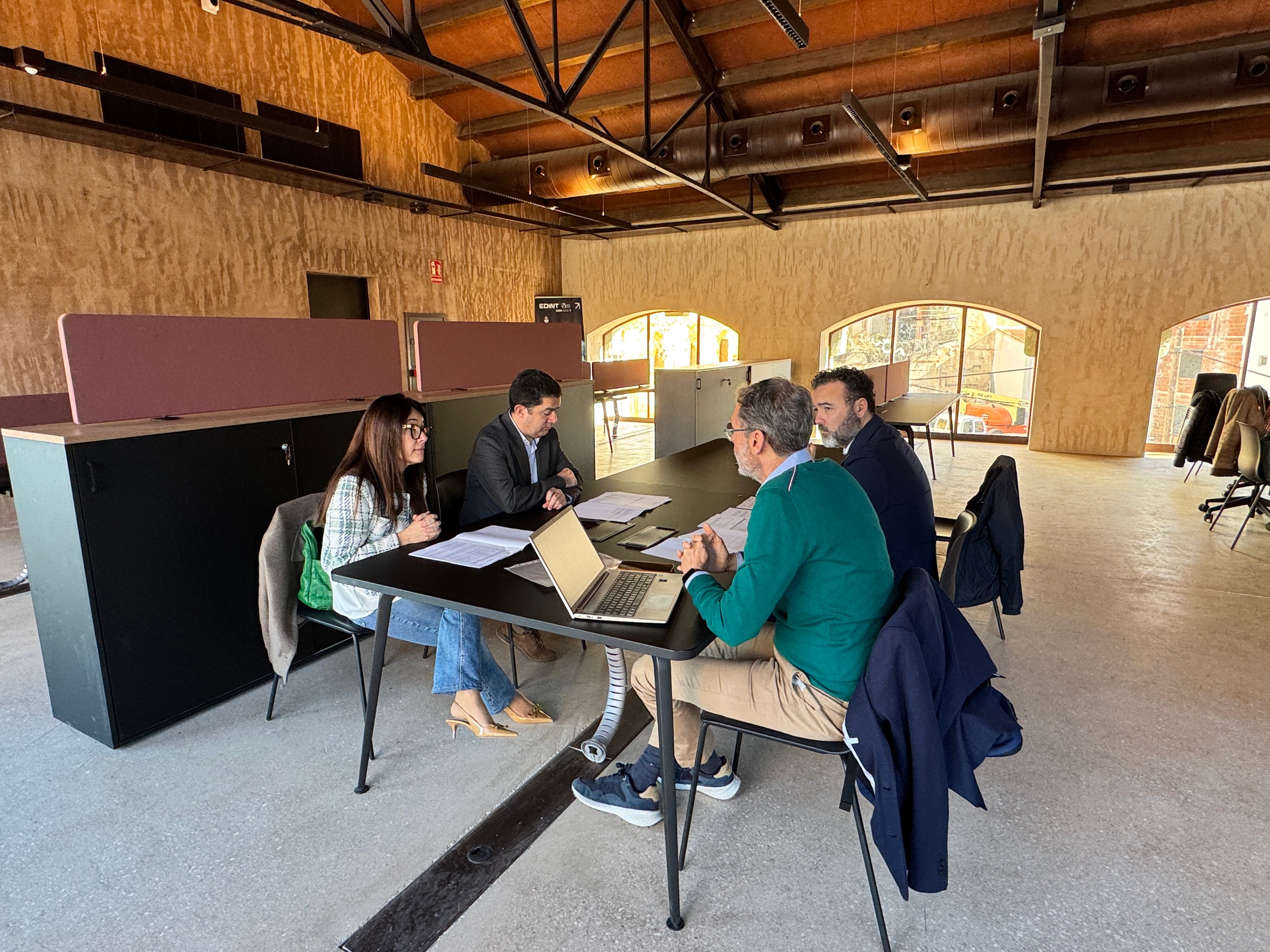 Imagen del encuentro que tuvo lugar en el propio Rodes