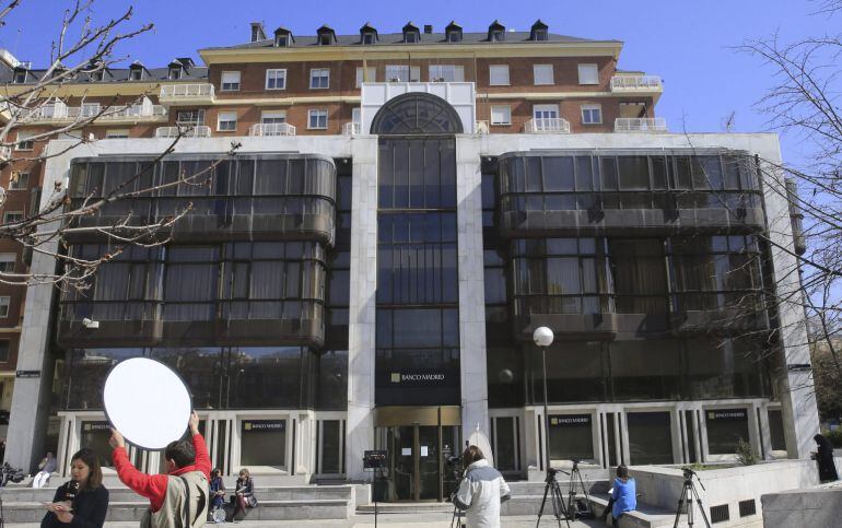 Fachada del Banco Madrid