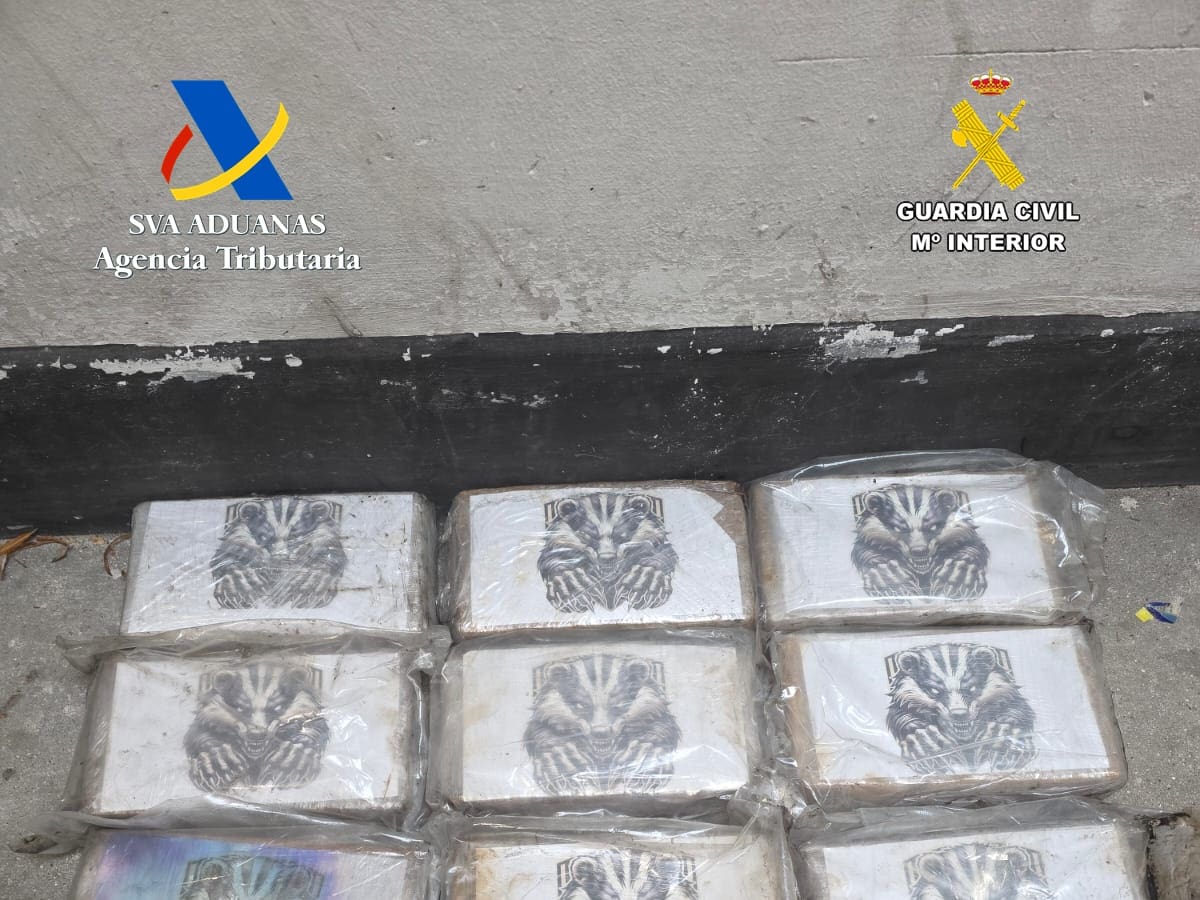 Dos detenidos tras intentar introducir más de 80 kilos de cocaína a través del puerto de Vigo