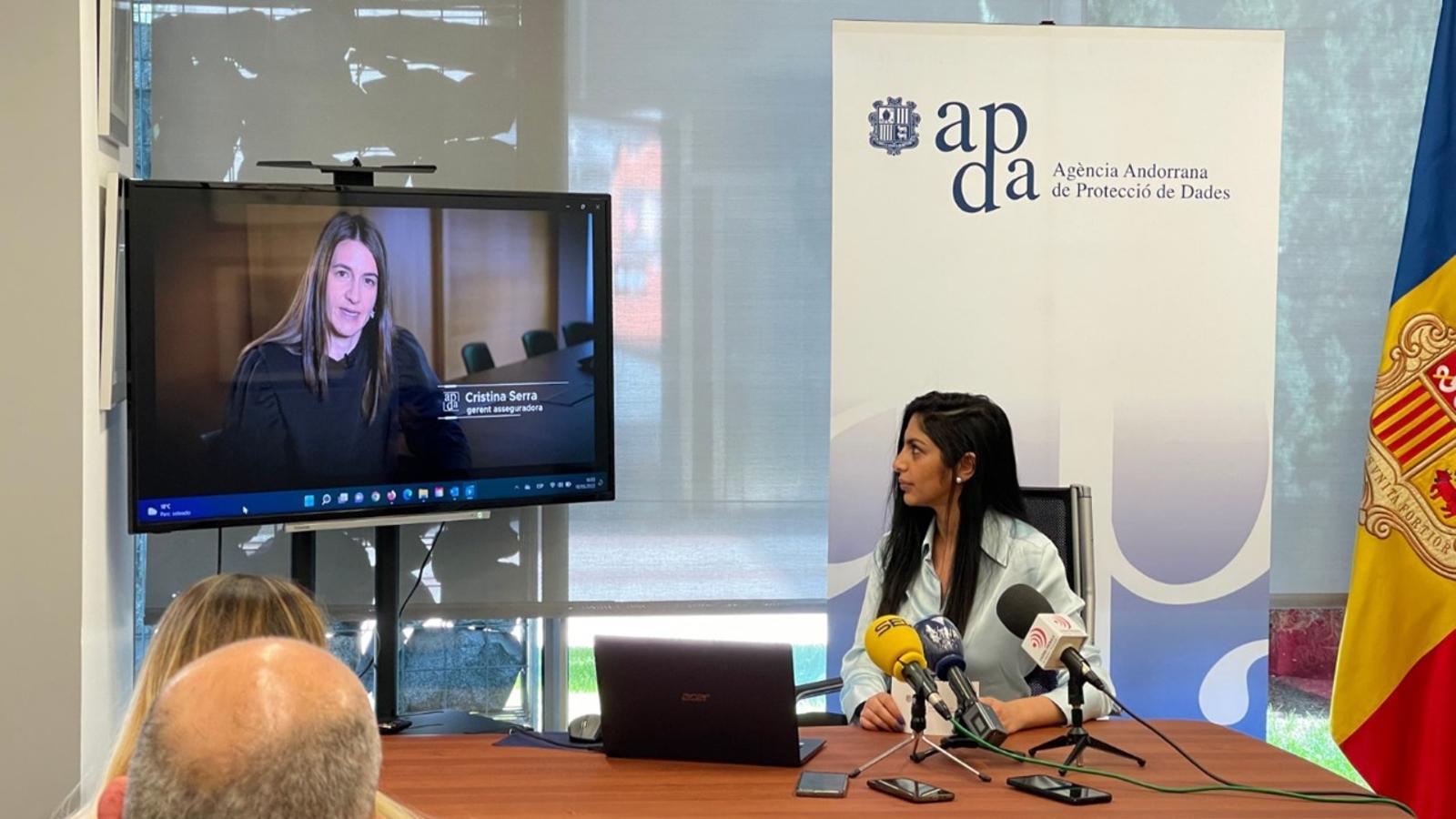 Presentació d'una campanya de l'Agència andorrana de protecció de dades personals