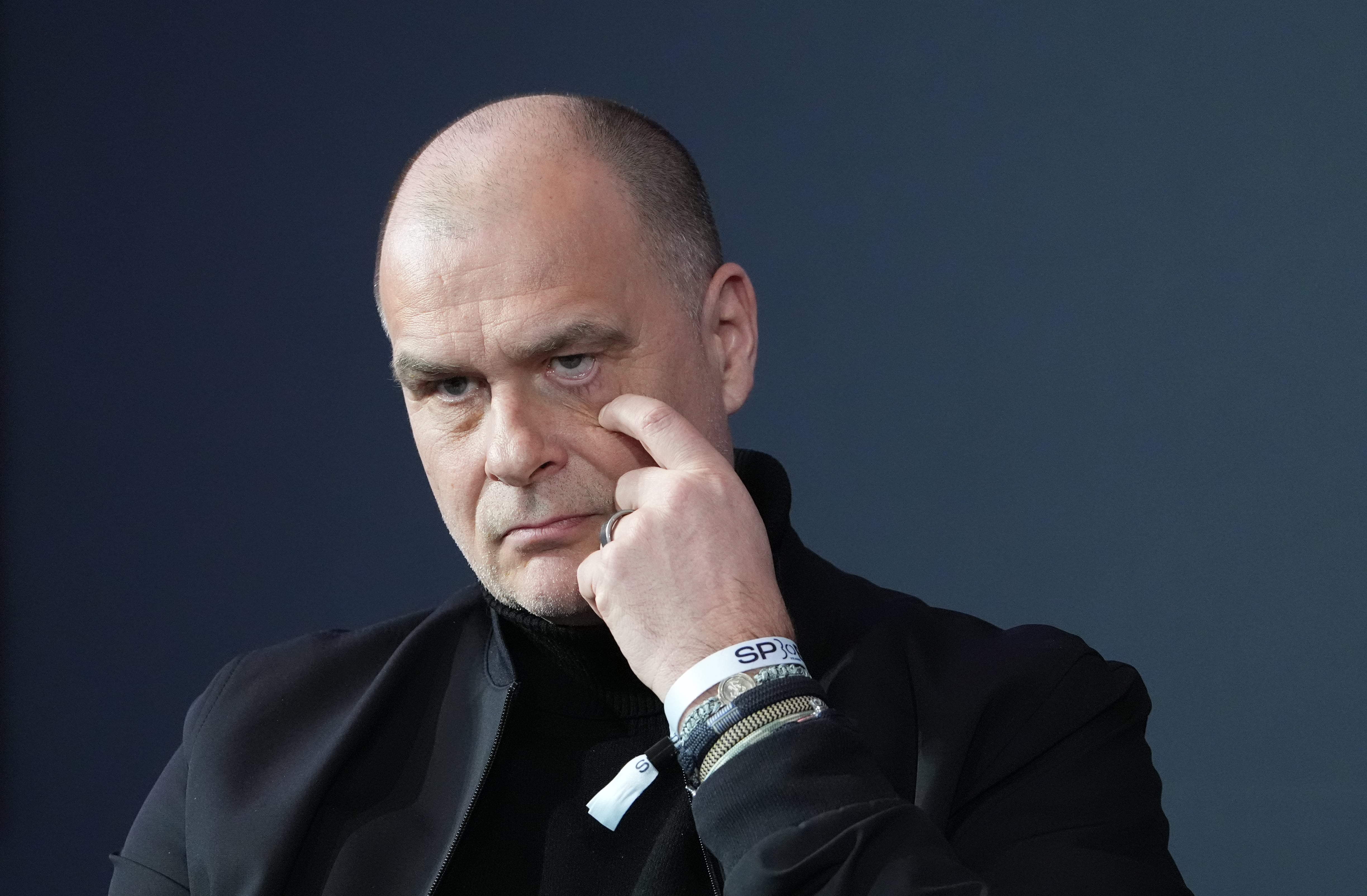 Klaus Filbry durante una conferencia en Hamburgo