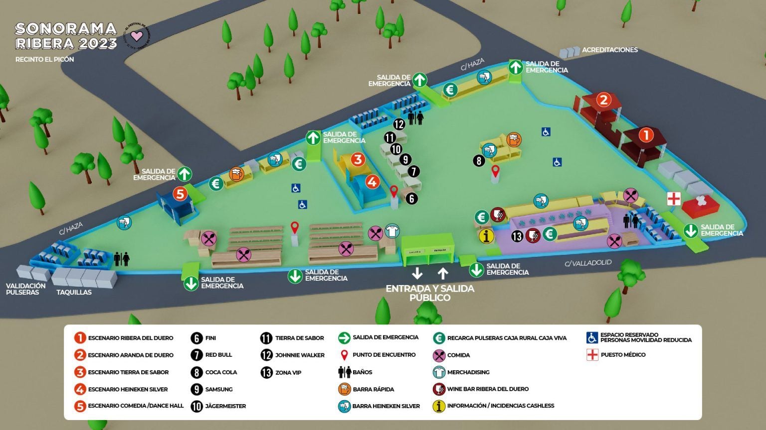 Plano del recinto de El Picón