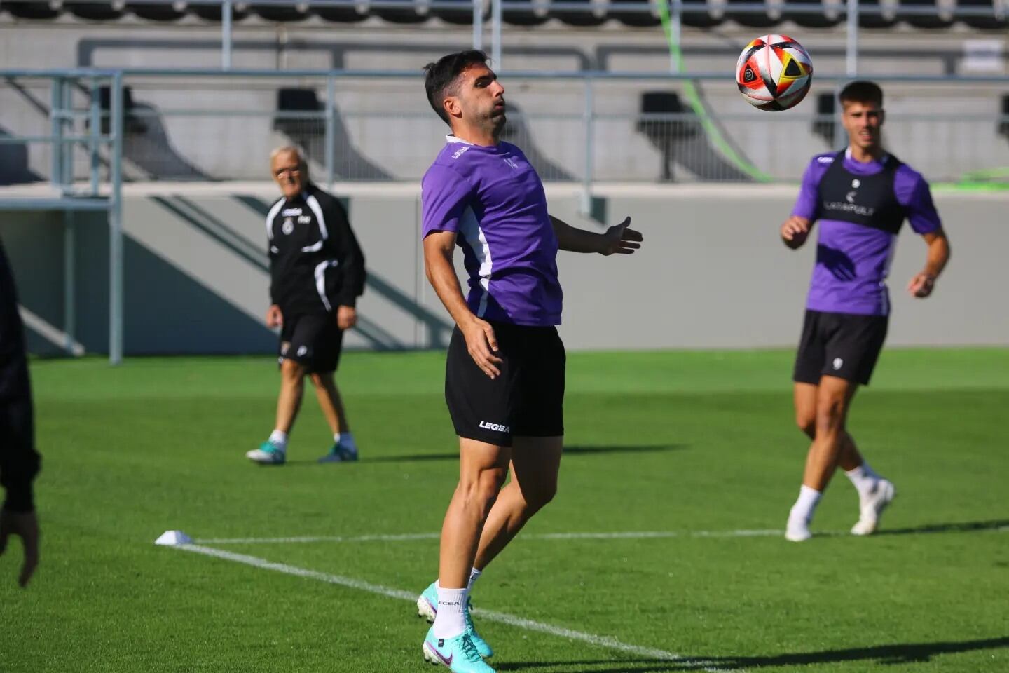 Un entrenamiento de la Balona