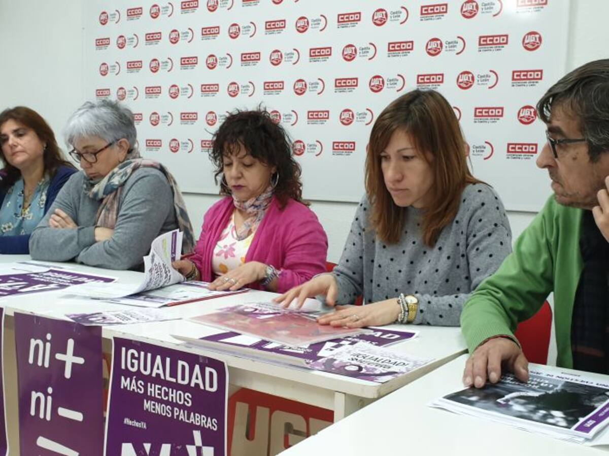 CCOO y UGT lamentan que el último año no haya habido avances en los derechos de las mujeres